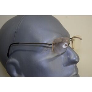 Eyebuydirect LUPIN C1 Pure Titanium Rimless Eyeglasses 54 19 138 Matte Pewter